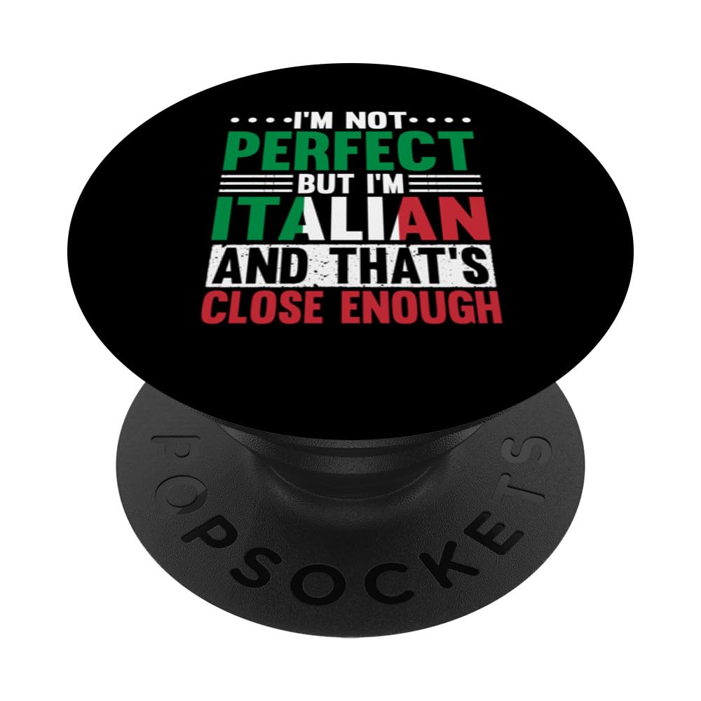 Italian Roots Outfit Funny Italy Heritage For Men PopSockets Swappable PopGrip