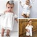 Highpot Kid Girl(1~5T) Adorable Elastic Lace Off Shoulder Party Princess Dress (80(18M), White)