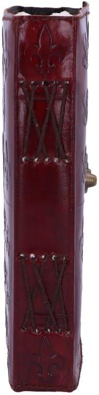 Nemesis Now Lockable Red Leather Medieval Embossed Journal, Paper, Burgundy, One Size - Image 5
