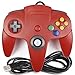 2 Pack iNNEXT Classic Retro N64 Bit USB Wired Controller for Windows PC MAC Linux Raspberry Pi 3 (Red)thumb 1