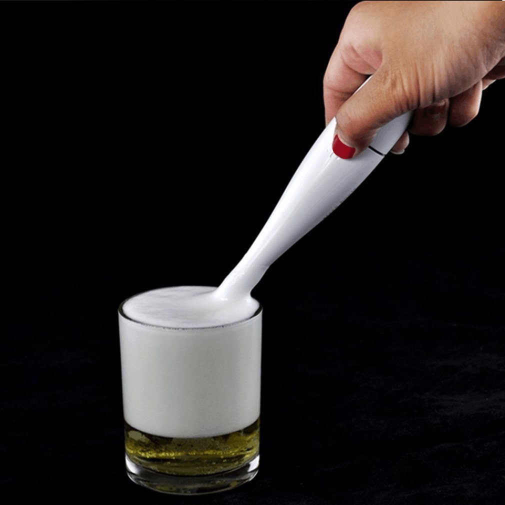 Cozime Agitador y Espumador de bebidas Onda Ultrasónica color blanco