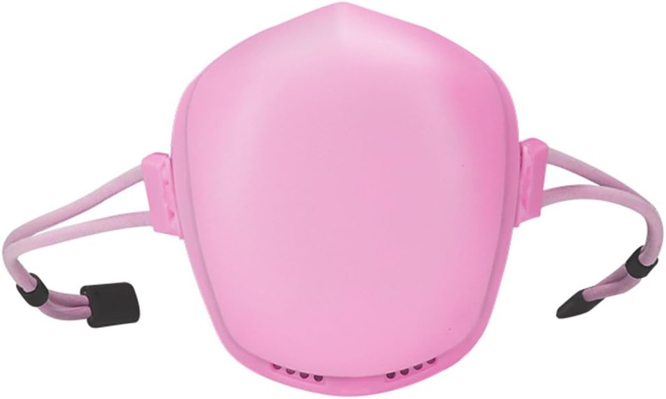 Aneil Electric Dust Half Mask Respirator with 3-Levels Air Purifier Anti-Haze Anti-Formaldehyde for Outdoor Exercise Working (Kid, Pink)