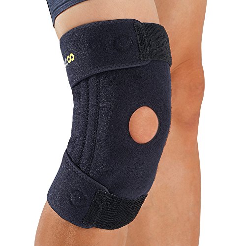 Bracoo Knee Brace with Stabilizers, Patellar Tendinitis Support for MCL, Arthritis Pain Relief, Sports Injury and Recovery- Men & Women, SportsMed (KB30)