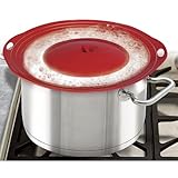 1 X Boil Over Safeguard - Silicone Lid Stops Pots and Pans from Messy Spillovers (Kitchen)