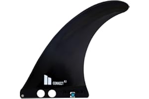 FCS II Connect GF Longboard Fin – Beginner-Friendly Glass Flex Longboard Fin for Smooth Turns, Speed & Easy Control (Multiple Sizes)