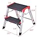 Giantex Aluminum Step Ladder, Lightweight Folding Non-Slip 2 Foot Aluminum Ladder, 330lbs Capacity Wide Pedal Heavy Duty Step Stool Folding for Household Work Use