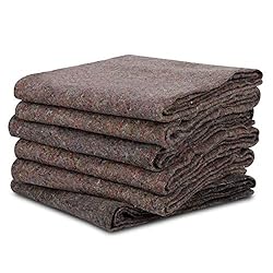 12 Textile Moving Packing Blankets - 54 x 74 Inches