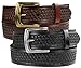 Belts.com Basketweave Men's Work Uniform Belt 1 1/2