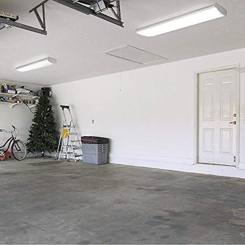 AntLux 4 Foot LED Wraparound Light Flush Mount Garage Lights, 40W 4800