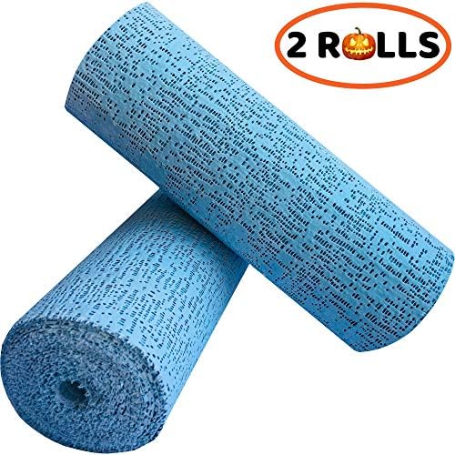 Premium Blue Plaster Cloth Gauze for Hobby Crafts Scenery Molds Mask Art Belly Casting - Plaster Bandages Strips Wrap Cast Material Tape - Extra Fast Setting - 6 inches x 10 feet (2 Rolls)