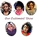 Emmet 8Inch Brazilian Loose Wave Spring Curly Hair Weaves for Bob Wave 2pcs/Lot 50g/pc 100% Human Hair Bob Wave Weft, with Hair Care Ebook (1B/99J)