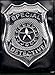 DETECTIVE BADGE & FLIP WALLET w/ ID CARD Playset