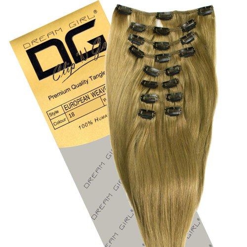 Dreamgirl 18 inch Colour 18 Clip On Hair Extensions