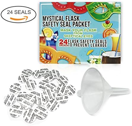 SunScreen Alcohol Flask Seals - {24} Hidden Secret Cruise Booze Seal Packet