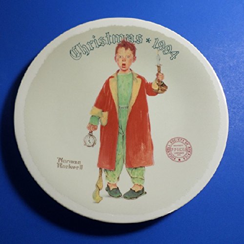 Edwin M Knowles China Company ** N Rockwell Christmas - "Christmas Marvel" #21 (1994) ** 84-R70-1.21