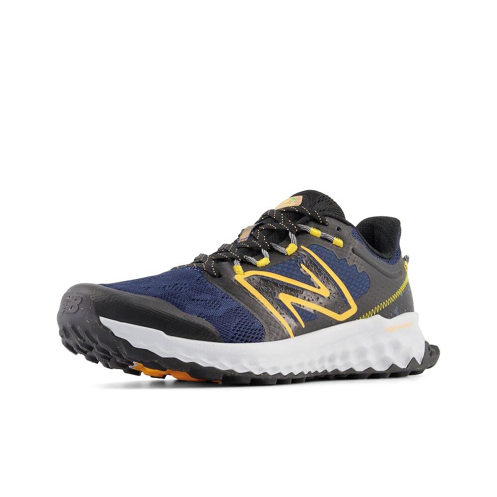 New Balance Men's Fresh Foam Garoé V1 Trail Running Shoe, Nb Navy/Hot Marigold/Black, 7 X-Wide Image New Balance Men's Fresh Foam Garoé V1 Trail Running Shoe, Nb Navy/Hot Marigold/Black, 7 X-Wide Image