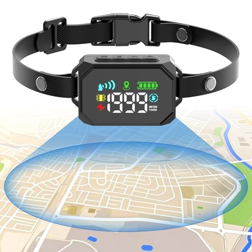 VERSMELO GPS Wireless Dog Fence with 33-1999 Yard Range, for Dogs 18+ lbs | Electric Perimeter Containment System with IPX7 Waterproof Collar, Beep Vibration Shock Mode