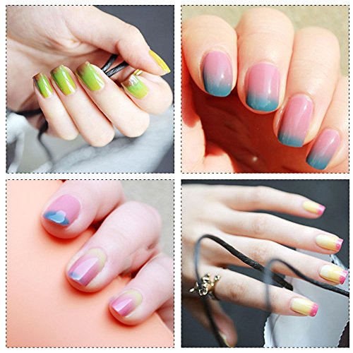Gel Nail Polish,CLAVUZ Soak Off Color Changing Nail Lacquer Nail Art Manicure 10ML - Thumbnail 4