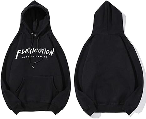 regular black hoodie