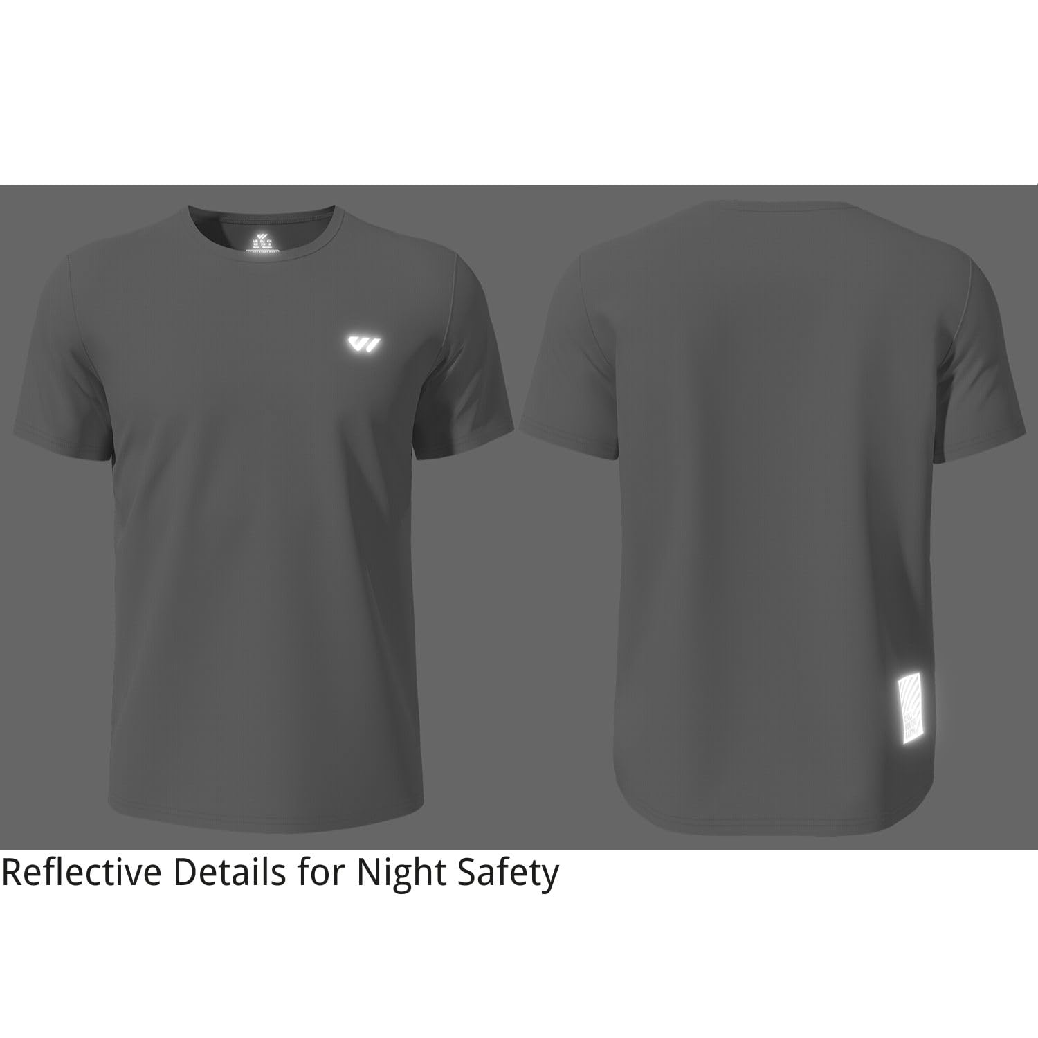 3 or 5er Pack Sport Tshirts Herren Kurzarm,Funktionsshirt Atmungsaktiv & Schnelltrocknend,Fitness Shirt für Training,Laufen,Wandern,Gym,Outdoor-Sport Schwarz-Weiß-Grau Blau M 5