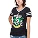 HARRY POTTER House Slytherin Juniors V-Neck T-Shirt M