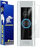 Ring Video Doorbell Pro Screen Protector, ArmorSuit MilitaryShield Screen Protector For Ring Video Doorbell Pro Lifetime Replacement Anti-Bubble Ultra HD Clear