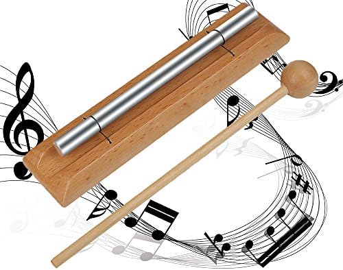Percussion Instrument with Mallet - Energy Chime for Prayer Yoga Musical Chime Toys for Children Teachers' Classroom Reminder Bell