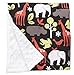 Baby Elephant Ears Ultra Soft Baby Blanket (Large (27"x29"), Zoology Red)