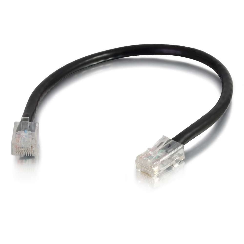 C2G 5M Cat5e Ethernet RJ45 High Speed Network Cable, LAN Lead BLACK Cat5e PVC UTP Patch Cable