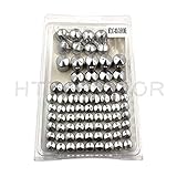 HTTMT MT247-003-CD Chrome Bolts Toppers Caps Compatible with 1991-2012 Harley Davidson Dyna Glide Twin Cam