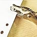 Hand Metal Single Hole Punchers One Hole Paper Heavy Duty Puncher for School, Home and Office (1/4 inch Hole)
