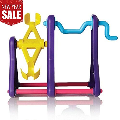 Interactive Baby Monkey Pet Toy Climbing Seesaw Playset Frame - for Fun and Table Decoration