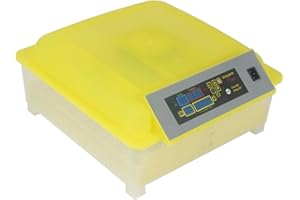 Ochine Egg Incubator Automatic Hatching Eggs Machine Electric Poultry Hatcher Machine Led Candler Automatic Egg Turner Temperature Control Chicken Incubators Digital Mini Incubator