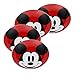 Vandor Disney Mickey Mouse 4 Piece 8 Inch Ceramic Salad Plate Set (89237)
