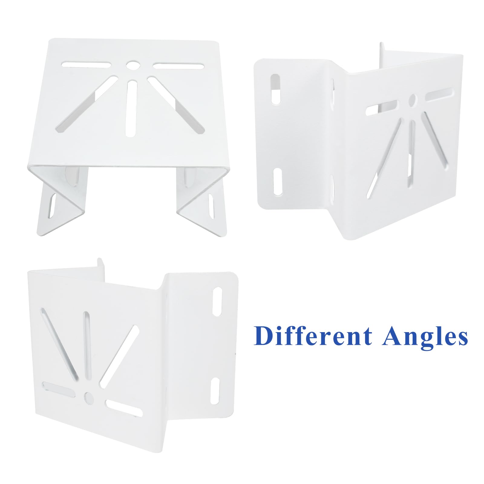 2 Pack Metal Mounting Corner Bracket for Security Camera, Metal Corner Mount Compatible with Eufy SoloCam S340/S330/E30 Surveillance Camera System for Outdoor and Indoor