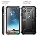 YOUMAKER Heavy Duty Protection Kickstand Shockproof Clip Holster Case Cover for All New Apple iPhone 10 (2017 Edition) 5.8 inch WITHOUT Built-in Screen Protector (Black/Black)