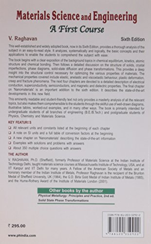 Materials Science and Engineering: A First Course 1