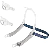 Ximoon FX Nasal Pillow CPAP Mask with Headgear Replacement for Resmed Swift FX - Adjustable Headband Frame and Medium Nasal Pillows C Pap Supplies Part for Swift FX