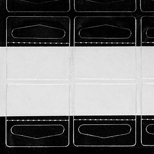Hanging Display Tabs with Large Adhesive, Slot Hole Peel and Stick