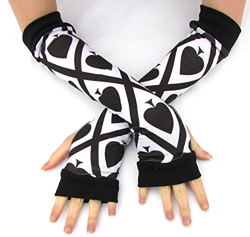 Ace of Spades fingerless gloves
