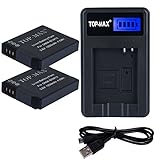 TOP-MAX 2 x DMW-BCM13E Battery + LED USB Charger for Panasonic Lumix DMC-FT5A, DMC-LZ40, DMC-TS5, DMC-TS6,DMC-TZ37,DMC-TZ40,DMC-TZ41,DMC-TZ55,DMC-TZ60,DMC-ZS27,DMC-ZS30,DMC-ZS35,DMC-ZS40,DMC-ZS45