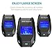Bluetooth FM Transmitter, Wireless Radio Transmitter Adapter Hands-Free Car Kit Stereo Audio Receiver with with Smart Locator, 2 USB Ports Support AUX Input/ Micro SD Card/ USB Flash Drive