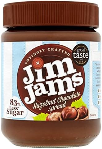 より少ない砂糖ヘーゼルナッツチョコレートスプレッドの350グラムをイライラ Jim Jams 中古 Jimjams 350g Chocolate Sugar Hazelnut Less Spread