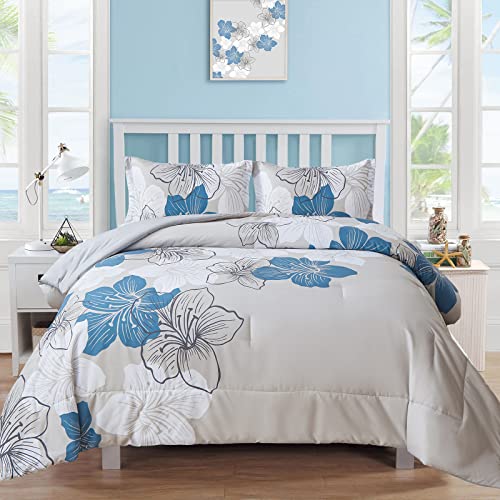 Menghomeus Floral Full Comforter Set