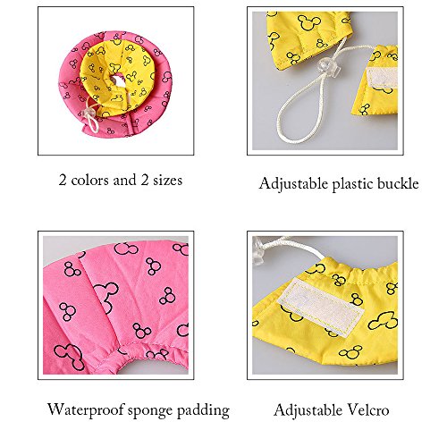 51Panda Pet Recovery Collar, Pet Adjustable Small Animal Waterproof Neck Cover Cone for Hamster, Guinea Pig, Mice, Mouse, Kitten and Rabbit