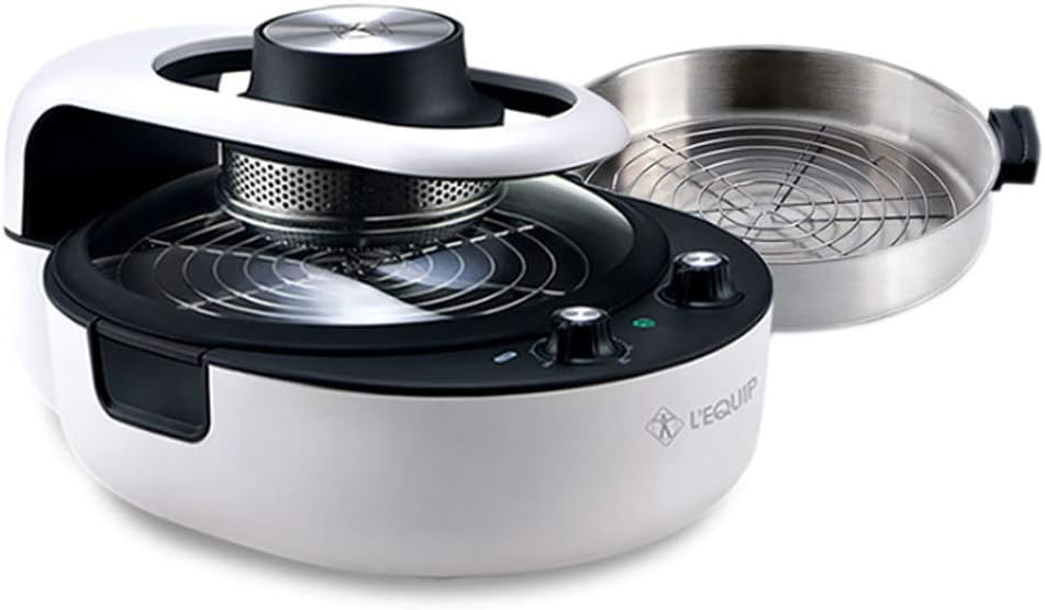 review LEQUIP All in One Dual Heating Electric Barbecue Grill LUC-G4 STS STS 220 240v 50/60hz