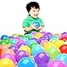 Accguan 100pcs Colorful Ball Fun Ball Soft Plastic Ocean Ball Baby Kid Toy Swim Pit Toy