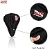 Arltb Bicycle Seat Cover Bike Saddle Cover Silicone Gel Pad Seat Saddle Cover Protector Bike Accessories 3D Cushion Soft Breathable for Mountain Bike Road