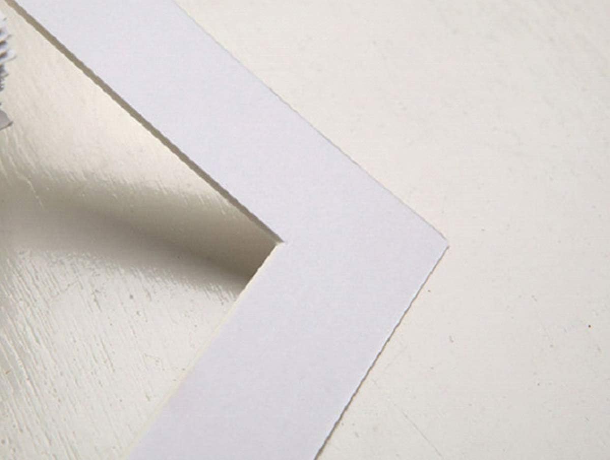 TUKA 20pcs A3 Frame Photo Mounts Picture Frame Mats for Frame Mounts Photo/Picture Mounts, Mounting Boards, Mount Size A4 - Image 5