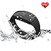 Fitness Tracker HR Monitor RIVERSONG Heart Rate Monitors Activity Smart Bracelet Sleep Monitors Pedometer Calorie Tracking Wristband Updated Version for iPhone and Android Phones